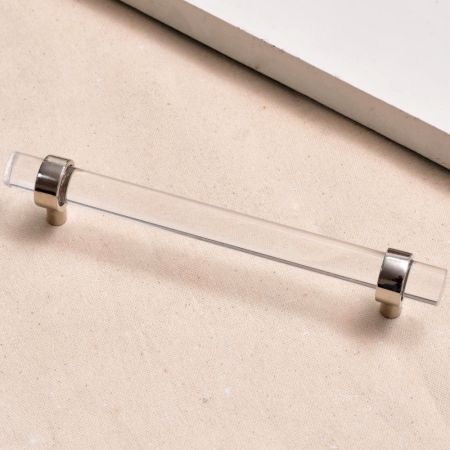 Adjustable Hardware Pulls Acrylic Door Handles (7 Inch)